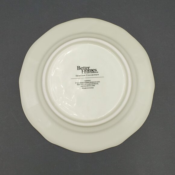 Better Homes and Gardens Heritage Collection Holiday Sentiments Dessert Plates - Picture 6 of 8